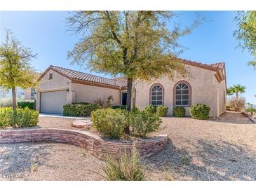 Charming single-story home featuring a desert landscaped yard and a two-car garage at 2253 Laurel Heights Ln, Henderson, NV 89052