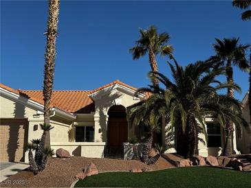 Charming single-story home with a well-maintained front yard and desert landscaping at , Las Vegas, NV 89134