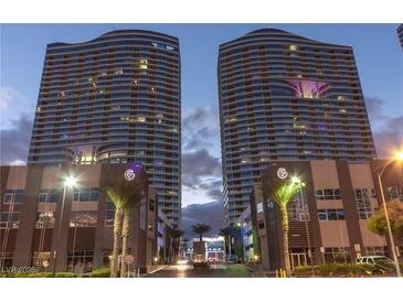 Striking exterior of high rise buildings with modern architectural design at 4575 Dean Martin Dr # 1201, Las Vegas, NV 89103