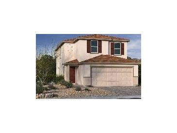 Charming two-story home featuring a neutral color palette, well-maintained landscaping and a two-car garage at 9135 Eagle Ford St, Las Vegas, NV 89113