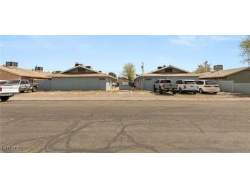 Street view of a multi-Gathering apartment building with parking available at 2424 Statz St, North Las Vegas, NV 89030