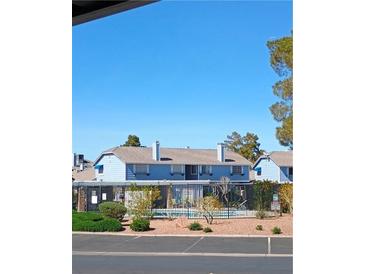 Inviting condo complex features a refreshing community pool and well-maintained landscaping at , Las Vegas, NV 89122