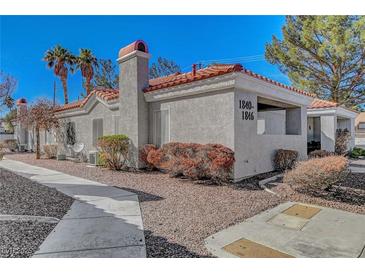 Charming single-story home featuring a red tile roof and desert landscaping at 1840 N Jones Blvd, Las Vegas, NV 89108