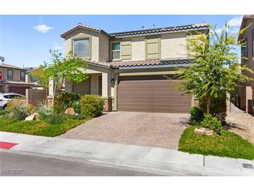 Beautiful two-story home featuring desert landscaping and a two car garage at 4352 Browns Creek Ave, North Las Vegas, NV 89084