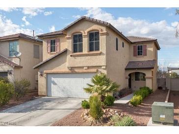 Charming two-story home with a well-maintained yard and a two-car garage at 4804 Portola Vista Ave, Las Vegas, NV 89139