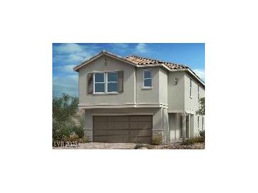 Charming two-story home with a neutral color palette and a two-car garage at 10038 Indy Rey Ct, Las Vegas, NV 89148