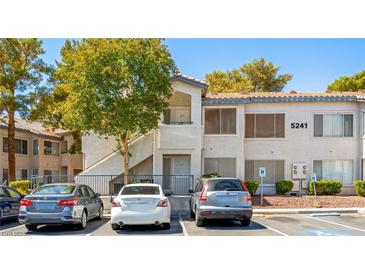 Inviting multi-Gathering unit featuring a well maintained facade and convenient parking at 5241 Caspian Springs Dr # 103, Las Vegas, NV 89120