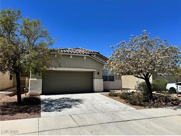 Charming single-story home with a two-car garage and mature trees in a well-maintained neighborhood at 925 Crescent Falls St, Henderson, NV 89011