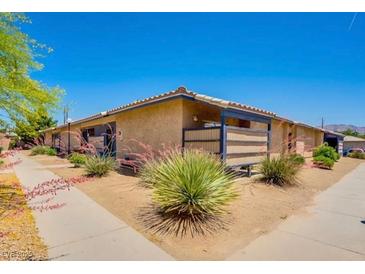 Charming single-story home with desert landscaping and a private courtyard at 255 N Lamb Blvd # D, Las Vegas, NV 89110
