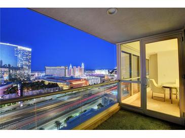 Enjoy the dazzling Las Vegas Strip views from this condo's private balcony at 4525 Dean Martin Dr # 2109, Las Vegas, NV 89103