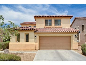 Charming two-story home featuring a two-car garage and well-maintained landscaping at 4308 Desert Haven Ave, North Las Vegas, NV 89085