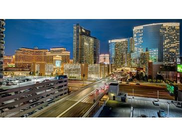 Expansive city view showcasing the vibrant Las Vegas skyline and surrounding entertainment venues at night at 4525 Dean Martin Dr # 901, Las Vegas, NV 89103
