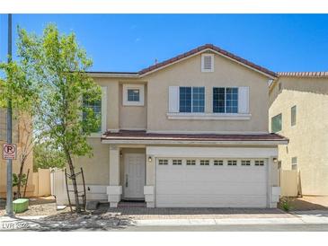 Beautiful two-story home with a two-car garage and well-maintained landscaping at 7249 Linaria Rd, Las Vegas, NV 89113