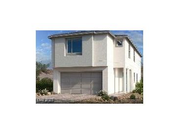 Modern two-story home features a neutral color palette, a two car garage, and large windows at 1543 Pacific Baza St, Las Vegas, NV 89138