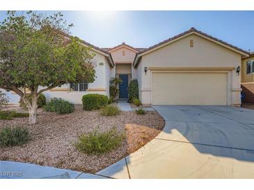 Charming single-story home with desert landscaping and a well-maintained front yard at , Las Vegas, NV 89149