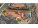 Bird's-eye view of a luxurious home and pool area at 22 Rue Grimaldi Way, Henderson, NV 89011