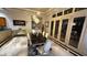 Chic dining area with a modern table set and decorative lighting at 2200 Purple Majesty Ct, Las Vegas, NV 89117