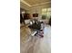Bright dining room has a modern table and chairs at 2200 Purple Majesty Ct, Las Vegas, NV 89117