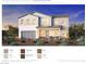 Two-story home with attached garage and desert landscaping at 7151 Serene Creek St, Las Vegas, NV 89131