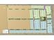 Community site map showing lot sizes and locations at 7151 Serene Creek St, Las Vegas, NV 89131