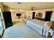 Spacious bedroom with ceiling fan and closet, plenty of natural light at 2089 Avalon Dr, Laughlin, NV 89029