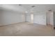 Large bedroom featuring ceiling fan and doorway to the attached bathroom at 6990 W Richmar Ave, Las Vegas, NV 89178