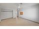 Bedroom showcasing ceiling fan, closet and light-colored walls at 6990 W Richmar Ave, Las Vegas, NV 89178