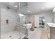 Spa-like bathroom with a large walk-in shower and soaking tub at 2000 S Monte Cristo Way, Las Vegas, NV 89117