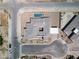 Stunning aerial view of a custom home featuring a pool, clean lines and xeriscaping at 7062 Maverick St, Las Vegas, NV 89131