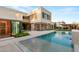 Stunning pool and spa with spacious patio at 7385 Heron Canyon Ct, Las Vegas, NV 89117