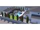 Stunning property featuring a private pool and beautifully landscaped grounds at 9880 Dorrell Ln, Las Vegas, NV 89149
