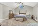 Spacious main bedroom with high ceiling and plush carpet at 1813 Skyline Dr, Las Vegas, NV 89117