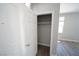 Interior closet view with neutral walls and flooring at 5713 Heineken Dr, North Las Vegas, NV 89031