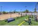 Large backyard with outdoor fitness equipment at 1420 S 8Th St, Las Vegas, NV 89104