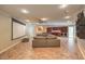 Finished basement featuring a home theater and wet bar at 1420 S 8Th St, Las Vegas, NV 89104