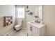 Simple bathroom with a toilet and a vanity at 1420 S 8Th St, Las Vegas, NV 89104