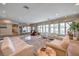 Living room with views of the pool and patio through sliding glass doors at 1420 S 8Th St, Las Vegas, NV 89104