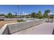 View from patio shows a courtyard with fitness equipment at 1420 S 8Th St, Las Vegas, NV 89104