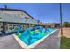 Inviting swimming pool with fun inflatable toys at 1420 S 8Th St, Las Vegas, NV 89104