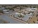 Aerial view of house, expansive lot, and detached garage at 2851 S Winchester Ave, Pahrump, NV 89048