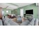 Comfortable living space with a kitchen, modern furnishings, and a relaxing atmosphere at 4471 Dean Martin Dr # 2205, Las Vegas, NV 89103