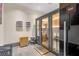 Tranquil sauna room featuring a glass-enclosed sauna, natural wood accents, and comfortable seating at 4471 Dean Martin Dr # 2205, Las Vegas, NV 89103