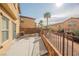 A private backyard with a concrete patio, perfect for entertaining and relaxation at 1161 Gecko Rd, Henderson, NV 89002
