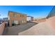 Large backyard with new landscaping and retaining walls at 106 Via Franello, Henderson, NV 89011