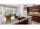 Modern kitchen with granite countertops and stainless steel appliances at 3179 Surf Spray St, Las Vegas, NV 89117