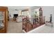 Spacious living room with plush sofa and sliding door leading to the outside at 3179 Surf Spray St, Las Vegas, NV 89117
