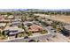 Aerial view of a single-Gathering home in a residential neighborhood at 3870 Valles Caldera Ct, Las Vegas, NV 89118