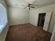 Large main bedroom with carpet and ceiling fan at 6072 Corbin Ave, Las Vegas, NV 89122