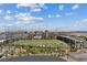 Aerial view of the golf course at 135 E Harmon Ave # 1020, Las Vegas, NV 89109