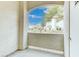 Private patio offers a tranquil view of the community grounds at 5655 E Sahara Ave # 1052, Las Vegas, NV 89142